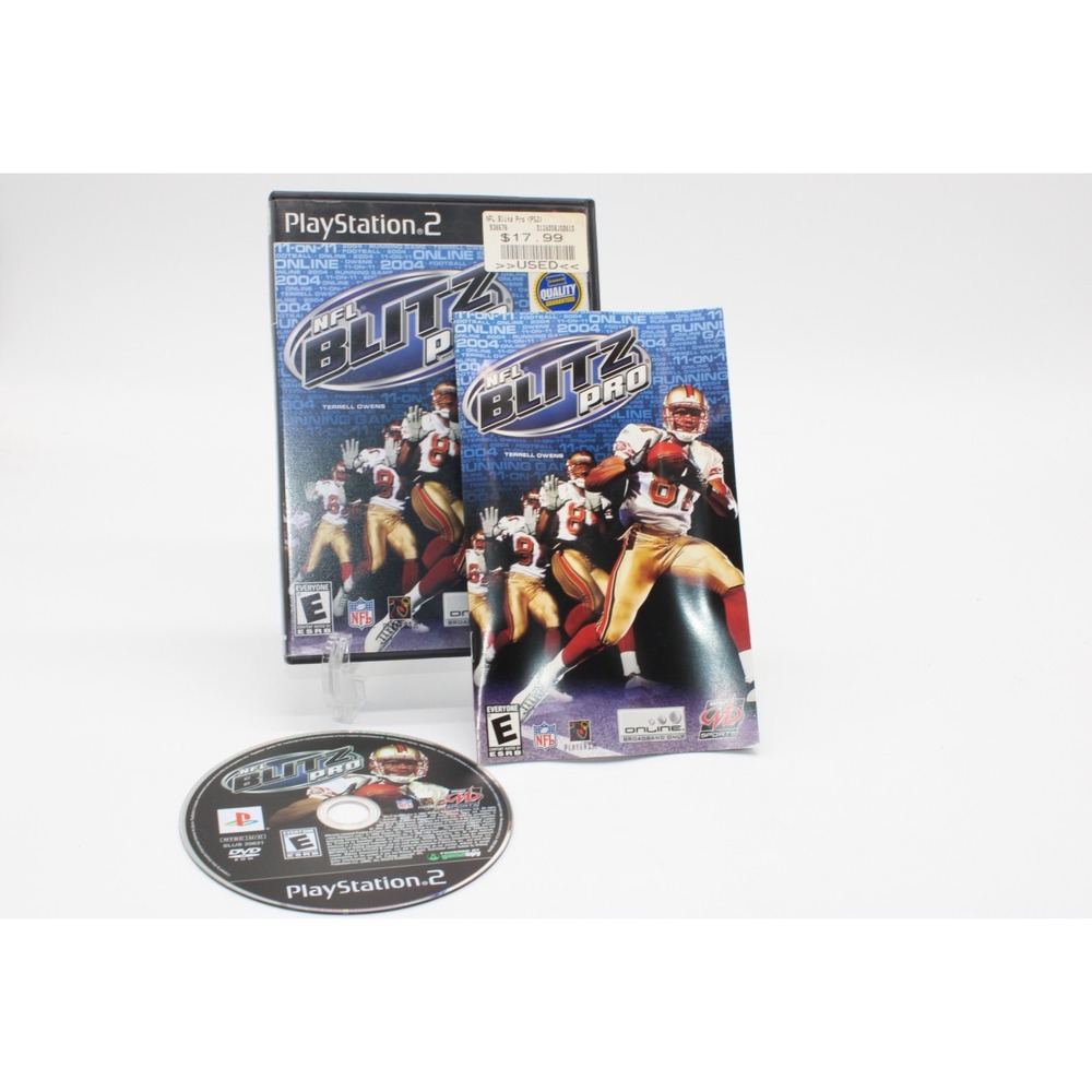 NFL Blitz Pro (Sony PlayStation 2, 2003) PS2 Complete CIB w/ Reg Card